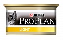 PRO PLAN LIGHT Д/Взрослых кошек с Избыточным весом Индейка 85гр