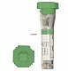 Пробирка с гепарином (литий) (пластик), 5мл (13*75), зеленая крышка, КНР, для получения плазмы