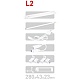Люмин светильник L2-T4G5-840-24W-RD лампа Т4-24W,рефл.,расс. (30/360)