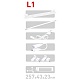 Люмин светильник L1-T4G5-840-16W лампа Т4-16W (45/720)