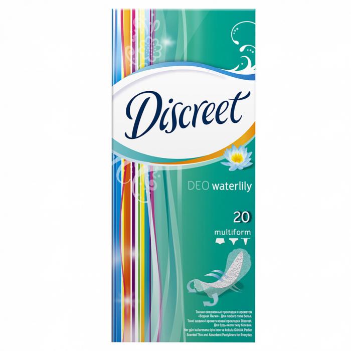 DISCREET Женские гигиенические прокладки на каждый день Deo Spring Breeze Multiform Single 20шт
