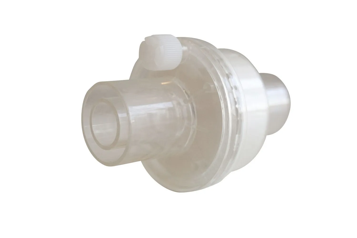 Фильтр тепловлагообменный дыхательный детский (Luer Lock, 22F/15M, 22M/15F), электростатический, микроволокно, 29 мл