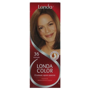 LONDA Крем-краска для волос стойкая 36 Коньяк