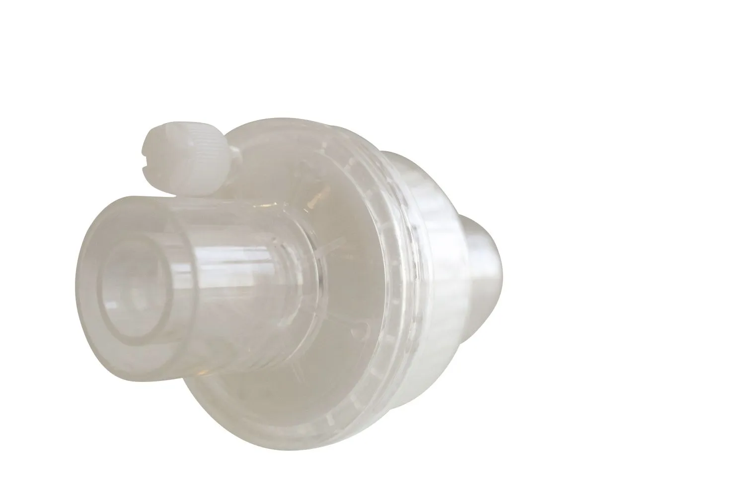 Фильтр тепловлагообменный дыхательный детский (Luer Lock, 22F/15M, 22M/15F), электростатический, вспененный полимер, 29 мл