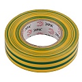 ПВХ-изолента 19мм*20м желто-зеленая (10/200/6000)