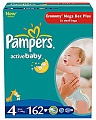 PAMPERS Подгузники Active Baby Maxi (7-14 кг) Мега Плюс Упаковка 147\162