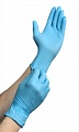 Перчатки нитриловые неопудренные нестерильные Benovy, текстурированные на пальцах 3,0 гр., размер S, М, L , Малайзия.