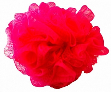 Bubble body towel Мочалка для тела из нейлона, сеточка (розовая)/240