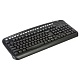 Клавиатура Trust Multimedia Keyboard black USB+PS/2 (20/160)