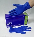 Диагностические нитриловые неопудренные перчатки 3,5 гр.nitrylex PF, текстурированные на пальцах